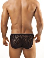 Joe Snyder Shining09: Short Spitzen-Brief, schwarz